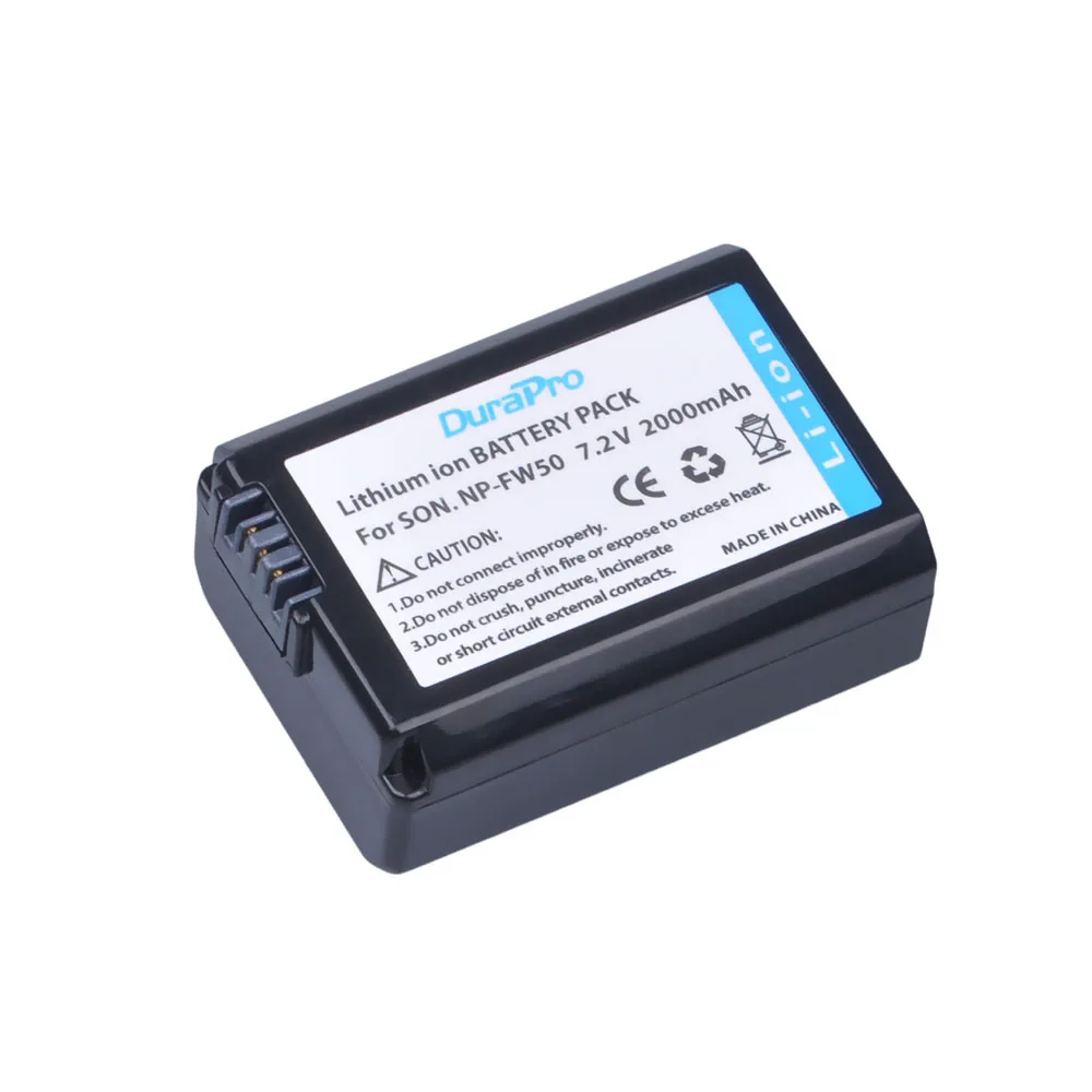 Аккумулятор DuraPro для Sony Alpha A33 A35 A37 A55|np fw50 battery|fw50 batterybattery for sony |