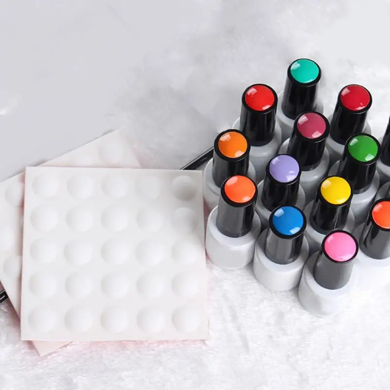 25 шт. силиконовые наклейки для гель лака ногтей|Форма ногтей| |