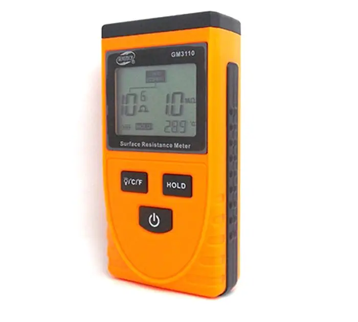 Цифровой тестер поверхностного сопротивления BENETECH GM3110 ESD цифровой мультиметр