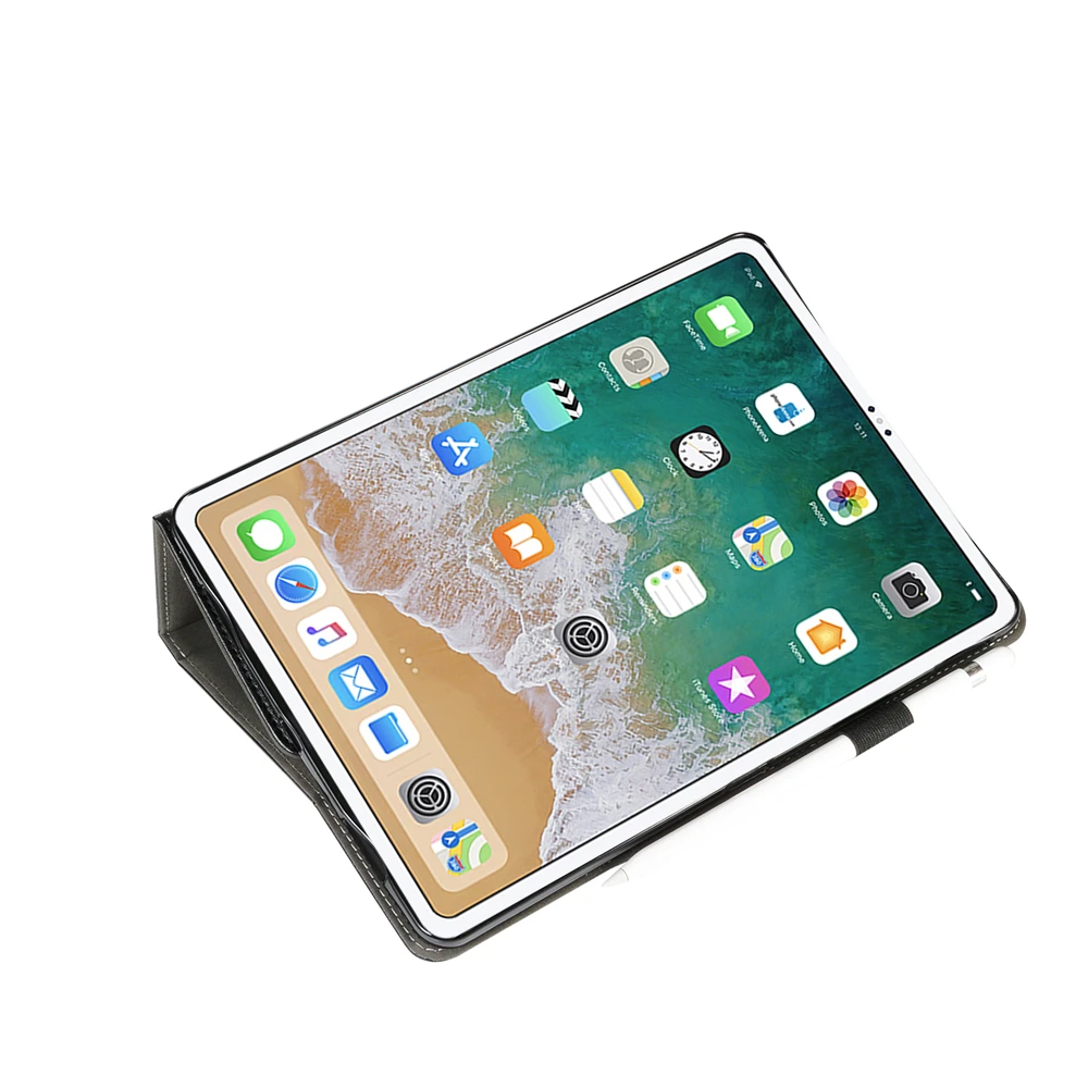 Чехол для iPad Pro 12 9 дюйма Роскошный деловой книжка Kemile с карманом и функцией