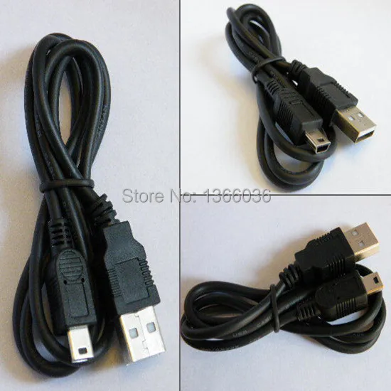 5. 5 шт./лот 100 см USB A на Mini B 5-контактный кабель передачи данных v3 usb-кабель зарядное