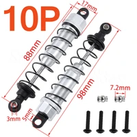 10pcslot aluminum shock absorber assembled oil filled for axial scx10 upgrade parts hop up option