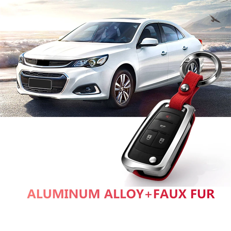 Замшевый Автомобильный откидной чехол для ключей Chevrolet Cruze Aveo 2011 2012 Chevy Camaro Malibu 2017