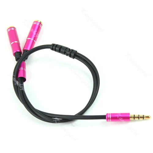 Разветвитель Y образного кабеля для наушников 3 5 мм|cable adapter|adapter 3.5mmy splitter audio cable |