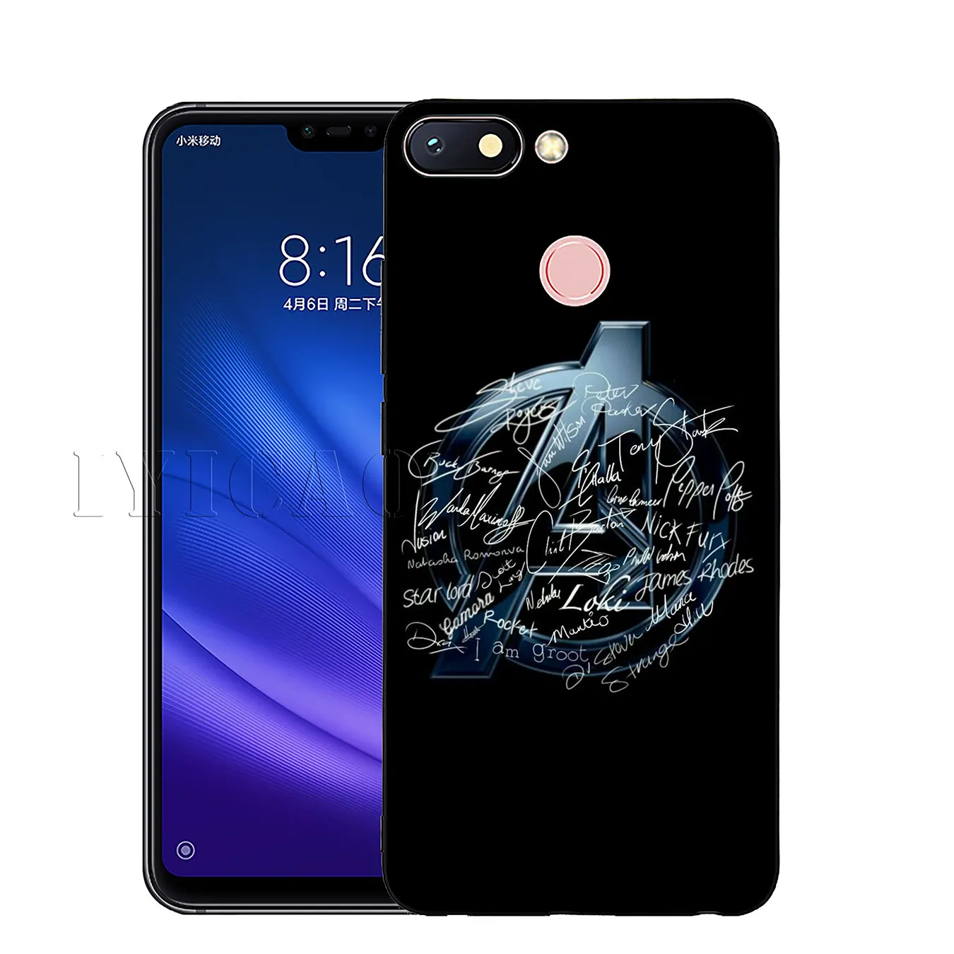IYICAO Marvel Мстители Мягкий силиконовый чехол для телефона Xiaomi Mi 9 SE 9T CC9 CC9E 8 A3 Pro A1 A2 Lite