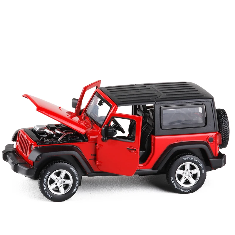 Модель 1/32 года Металлическая Автомобильная игрушка Wrangler автомобиль со звуком и