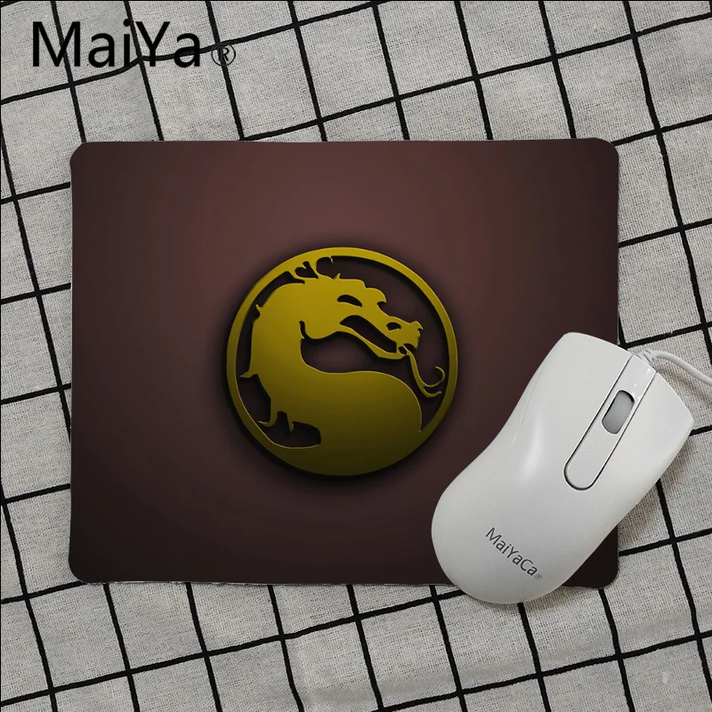 Maiya высокое качество Mortal Kombat логотип дракон коврик для мыши геймер игровые коврики Гладкий коврик для письма настольные компьютеры мат игровой коврик для мыши