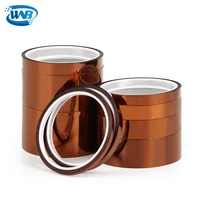 wnb new 25m heat resistant polyimide tape one side self adhesive high temperature thermal protection insulation anti static film