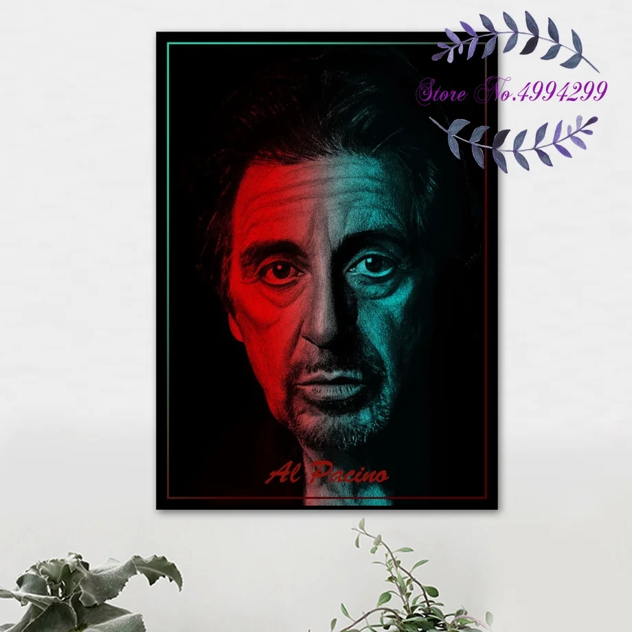 Al Pacino плакат холст Художественная печать домашний декор | Дом и сад
