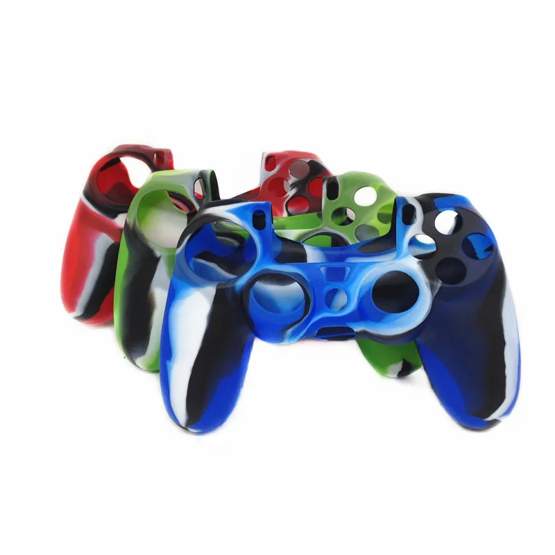 Новый Камуфляжный силиконовый защитный чехол Обложка для геймпада Sony ps4 Dualshock 4