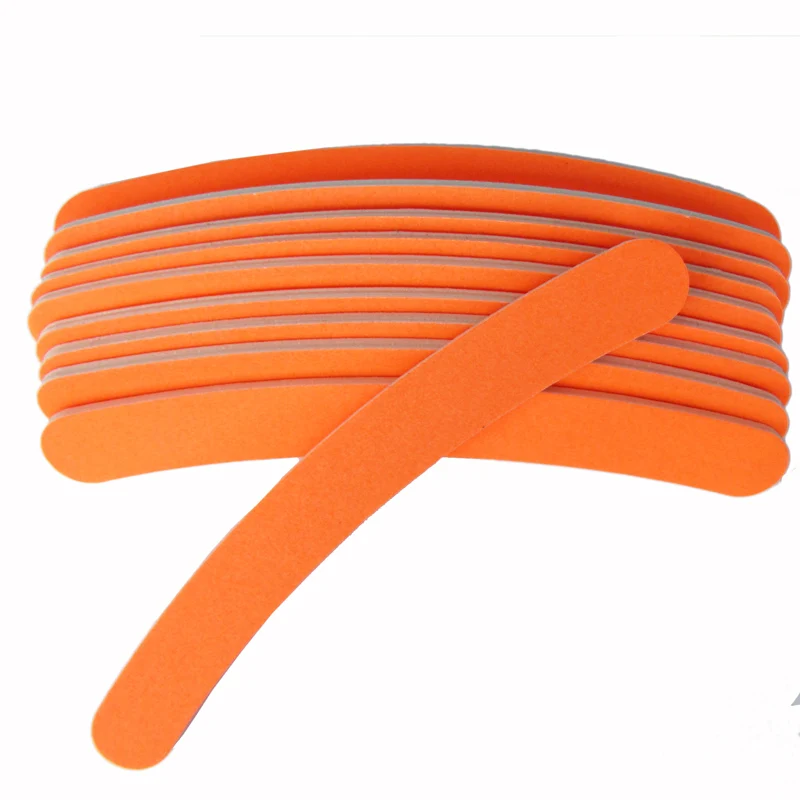 Пилка для ногтей Orange Bend наждачная бумага 100/180 профессиональные инструменты