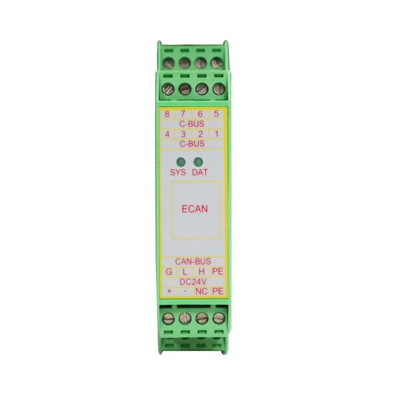 Конвертер Modbus RTU в CAN bus промышленного класса с din рейкой который используется для