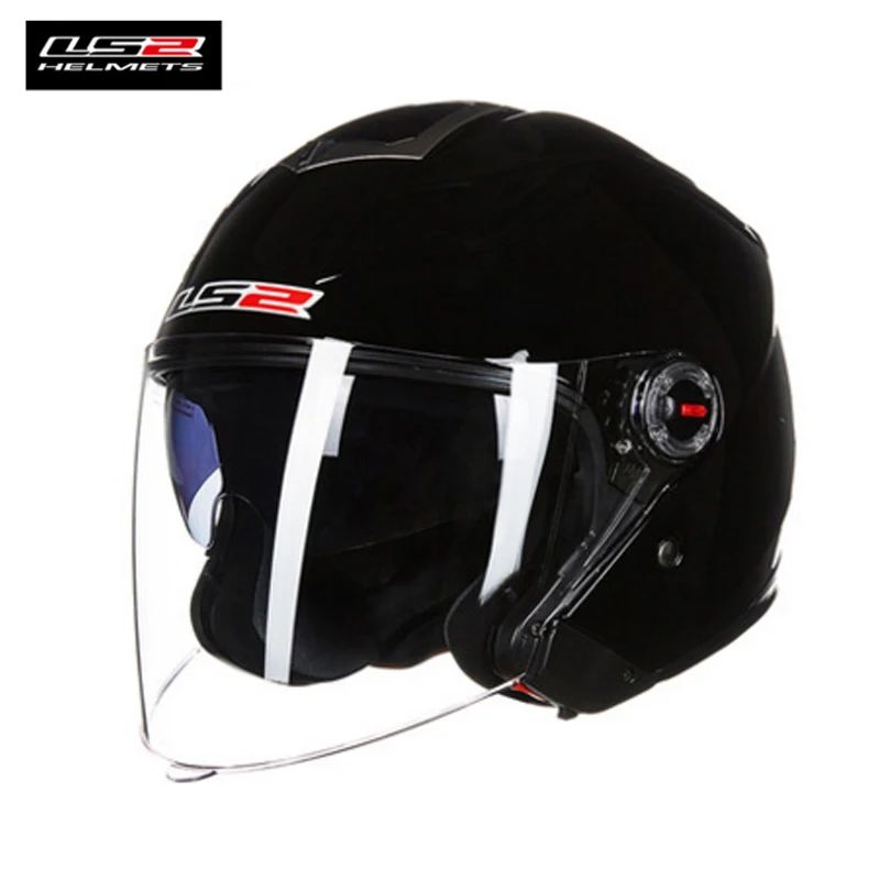 

LS2 578 Retro Open Face Motocycle Helmet Vintage Woman Man Scooter ls2 with Double Lens casque moto