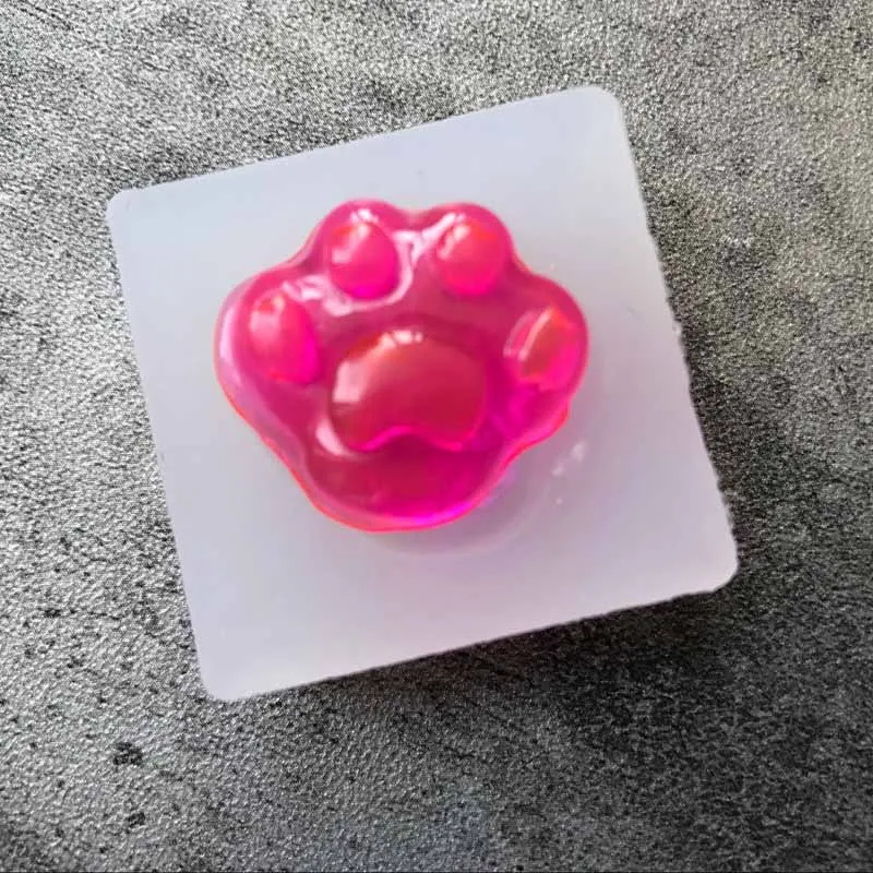 1 шт. силиконовая форма для мыла в форме маленькой кошачьей лапы украшение торта