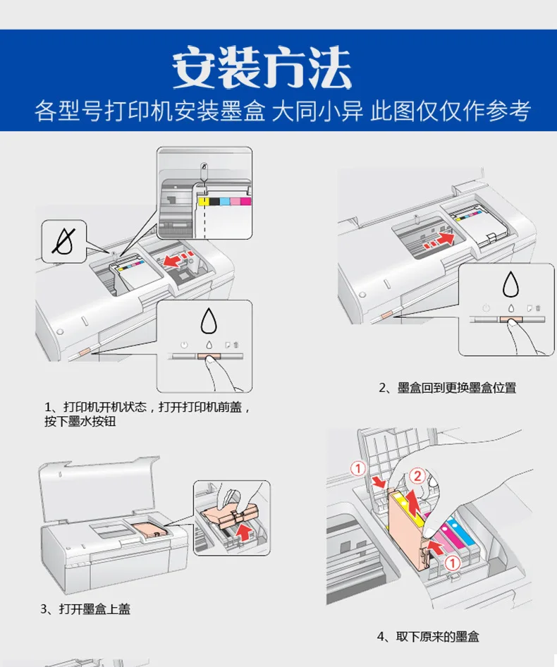 Картриджи для принтеров HP officejet 6500A 7000 7500a 6000 920XL 4 шт./компл.|ink cartridge for hp|cartridge printerhp