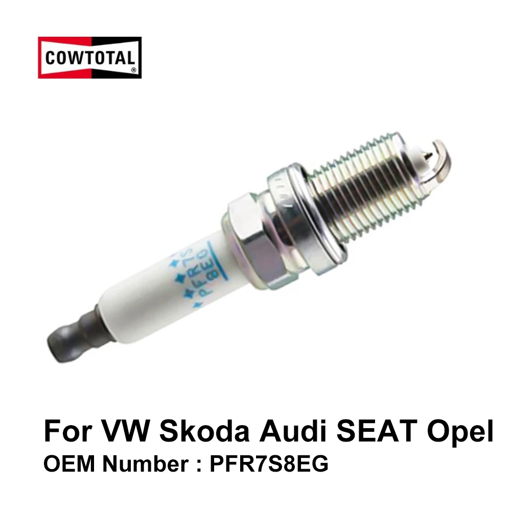Cowtote Platinum Свеча зажигания для Skoda Superb Yeti Octavia SEAT Leon Alhambra Opel Марка Meriva Astra J OE PFR7S8EG