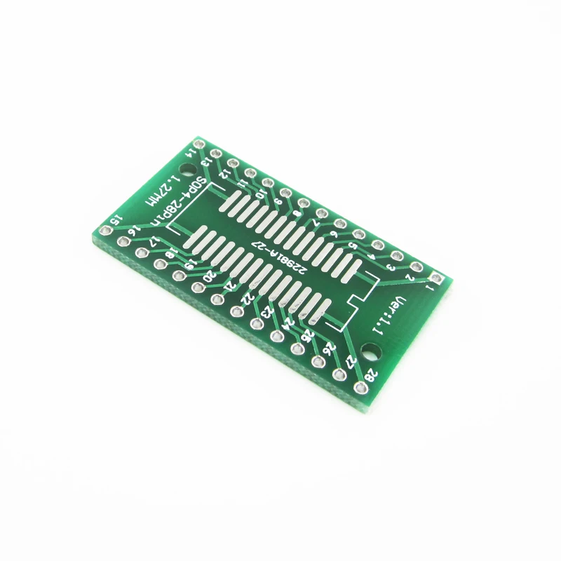 5 шт. TSSOP28 SSOP28 адаптер SMD PCB конвертировать в DIP 28 для AD9851 AD9850 Новый|pcb smd|pcb dippcb adapter |