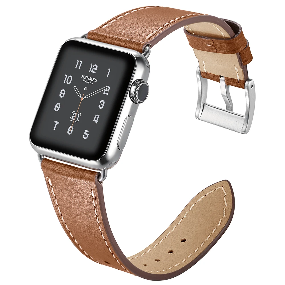 Bakeey ремень из натуральной кожи для Applewatch ручной работы замены ремешок Браслет