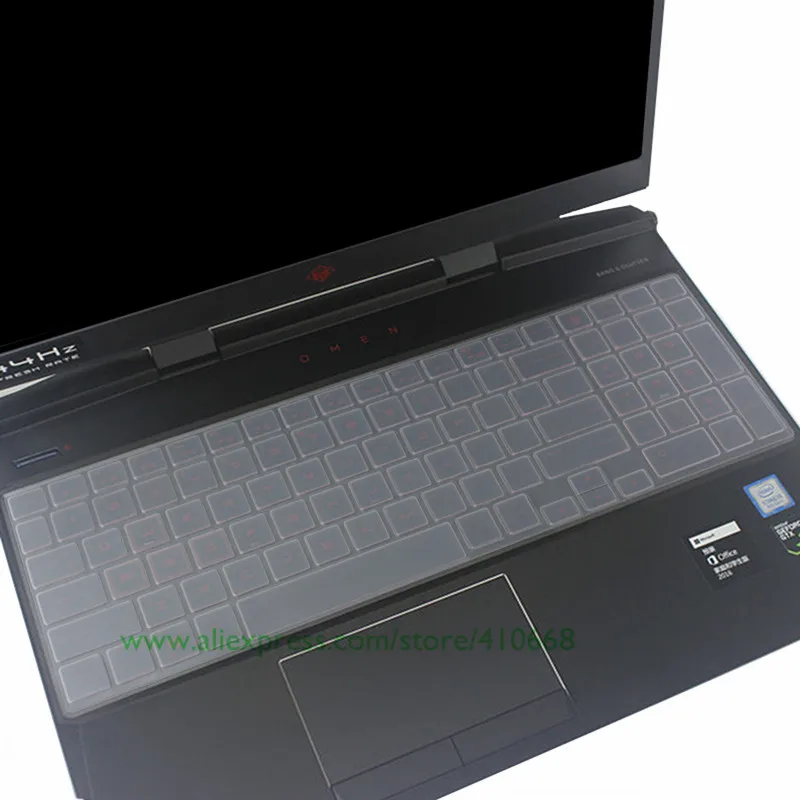 Clear Для hp OMEN 15-DC 15," серии 15-dc0850nd 15-dc0805no 15-dc0803no 15-dc0400ng игровой чехол для клавиатуры ноутбука протектор кожи - Цвет: Clear