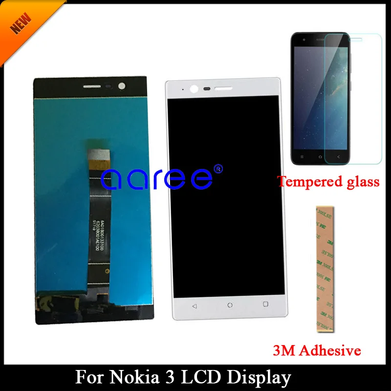 Бесплатная доставка отслеживание № 100% протестированный рабочий для Nokia 3 LCD N3