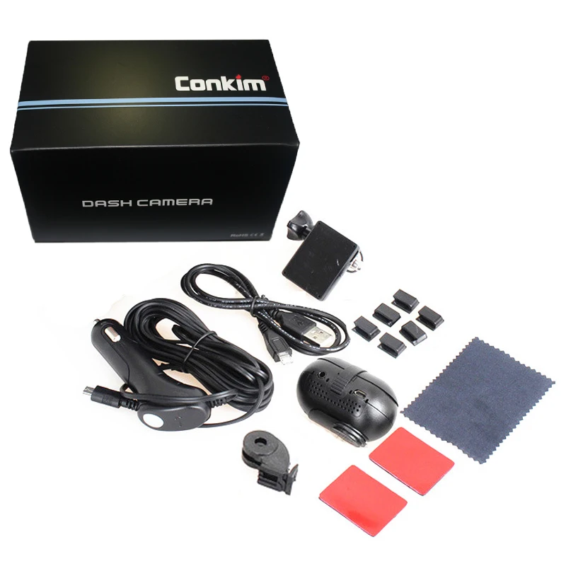 Conkim Авто Видео Регистраторы Ambarella A7 1296 P Super HD Автомобильные видеорегистраторы gps