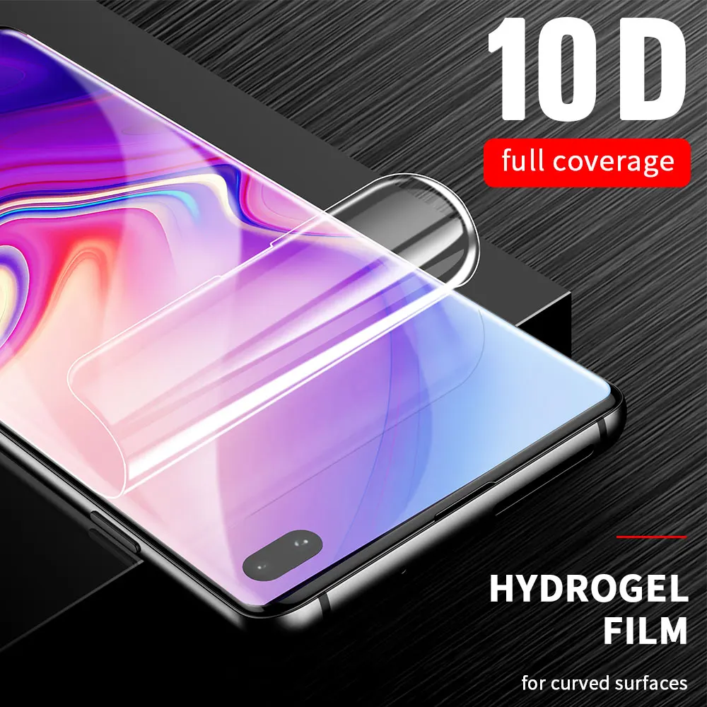 Мягкая Гидрогелевая пленка KISSCASE для Samsung S8 S9 Plus S10 5G S10E защитная из ТПУ с полным