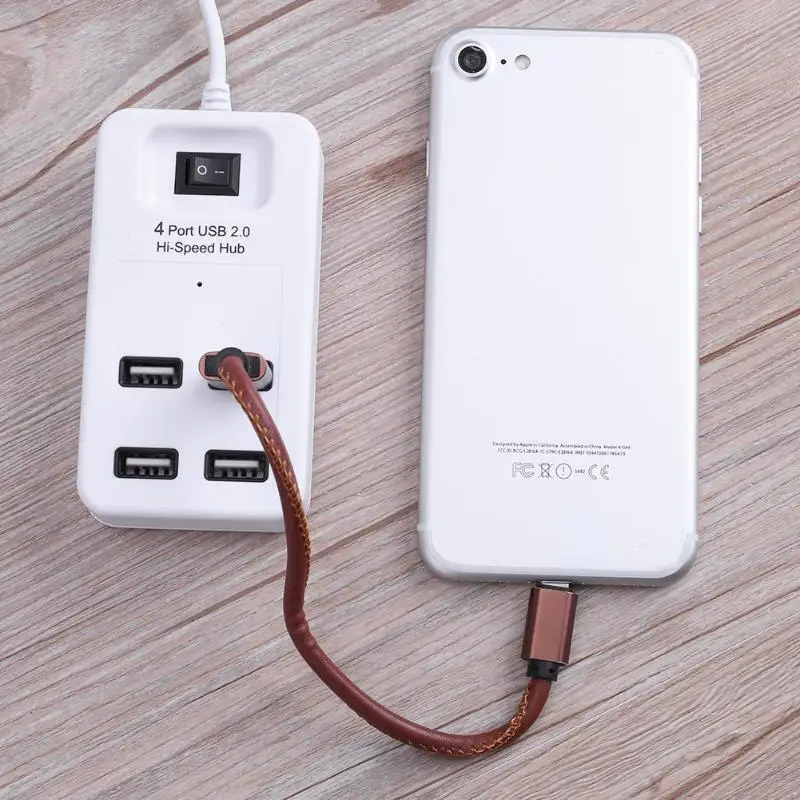 Внешний телефон 5 в постоянного тока USB 120 длина см высокоскоростной 4-портовый