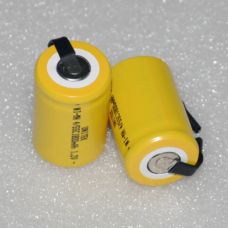 2 шт. Sub C 4/5SC 1 V перезаряжаемая батарея 1800mah 4/5 SC Ni MH nimh никель металлогидридный