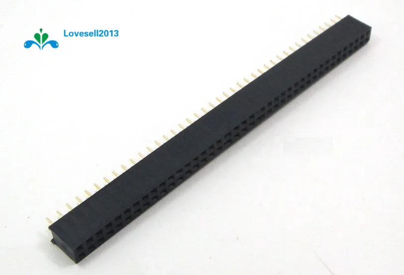 

5Pcs 2.54mm 2 x 40 Pin Double Row Female Pin Header