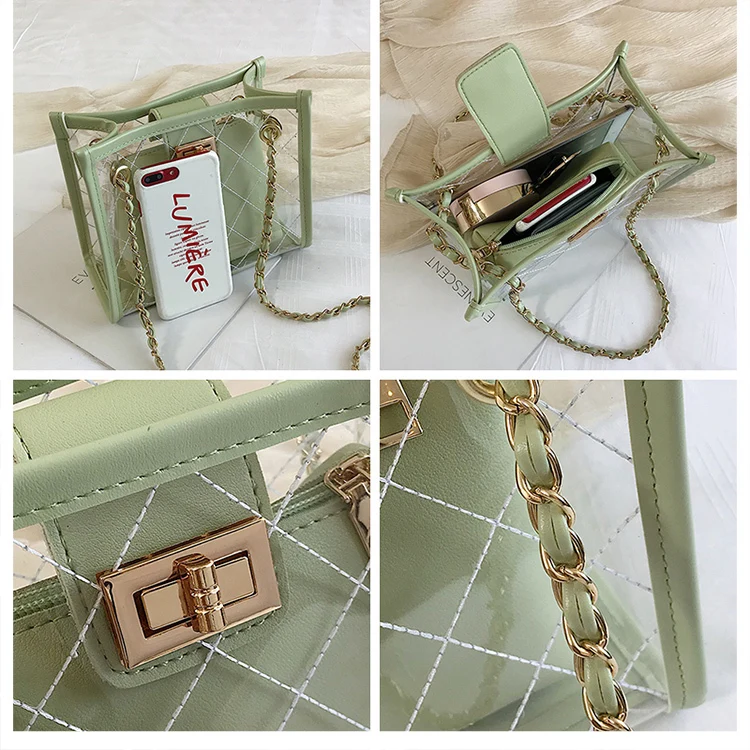 Sac сумка женская сумка прозрачная сумка из ПВХ конфетного цвета сумка дизайнерские кошельки, через плечо Bolsa