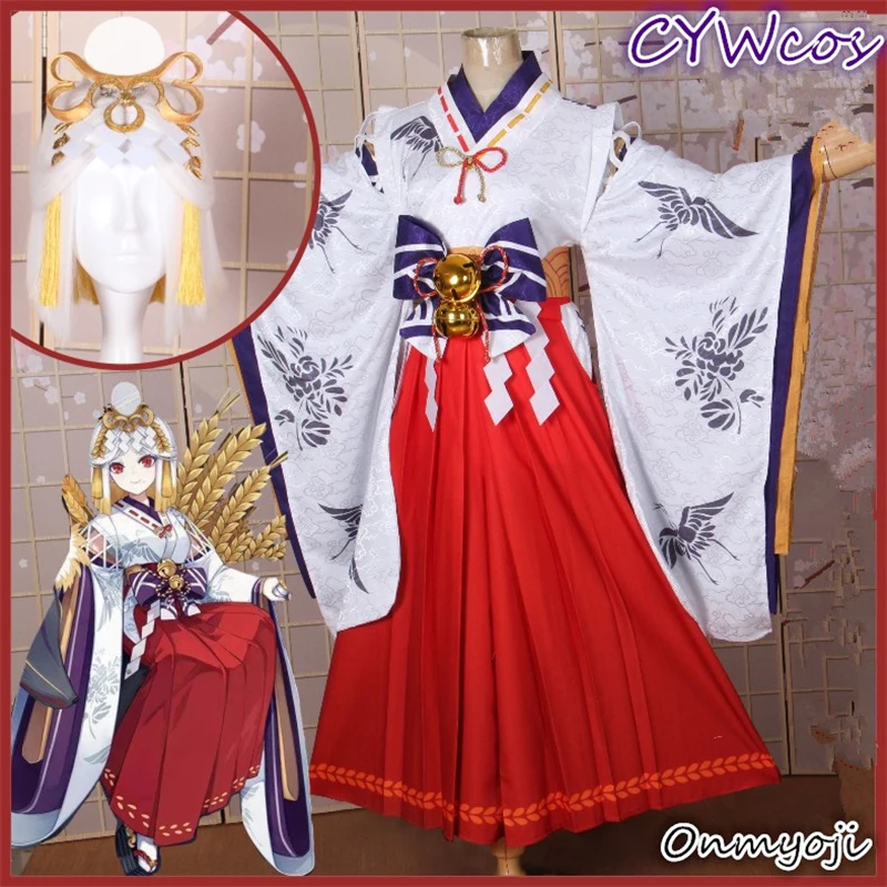 Костюм для косплея Onmyoji из игры SSR Otsuizu костюм ведьмы японское кимоно женская