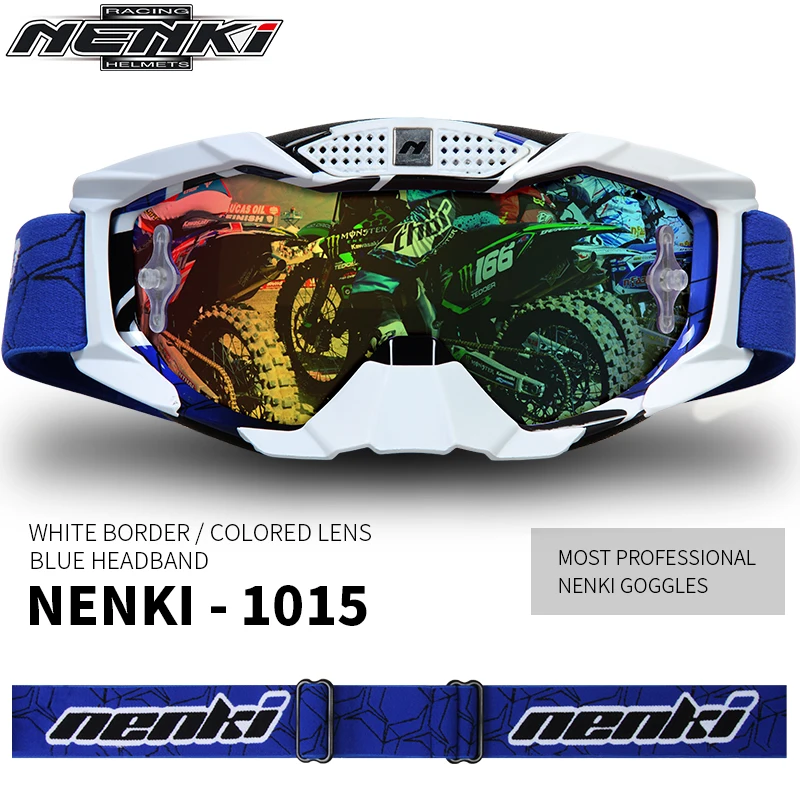 NENKI Motocross Off-Road ATV Dirt Bike MX Downhill DH Goggles Ski Snowboard Glasses Motorcycle Racing Eyewear Replaceable Lens | Автомобили