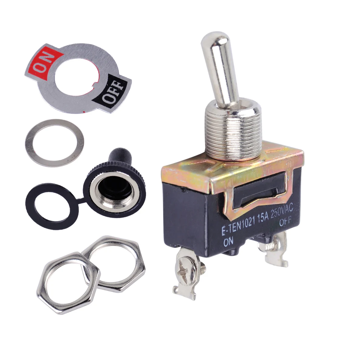 CITALL новый 5 шт. SPST 2Pin Сверхмощный автомобиль лодка яхта трактор 15A 250 в ВКЛ/ВЫКЛ