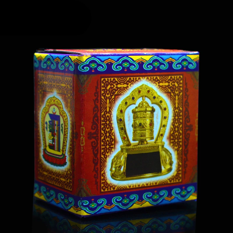 Solar Energy Power Tibetan Buddhist Prayer Wheel Ceremonial Auspicious Items Car Decoration scriptures | Дом и сад