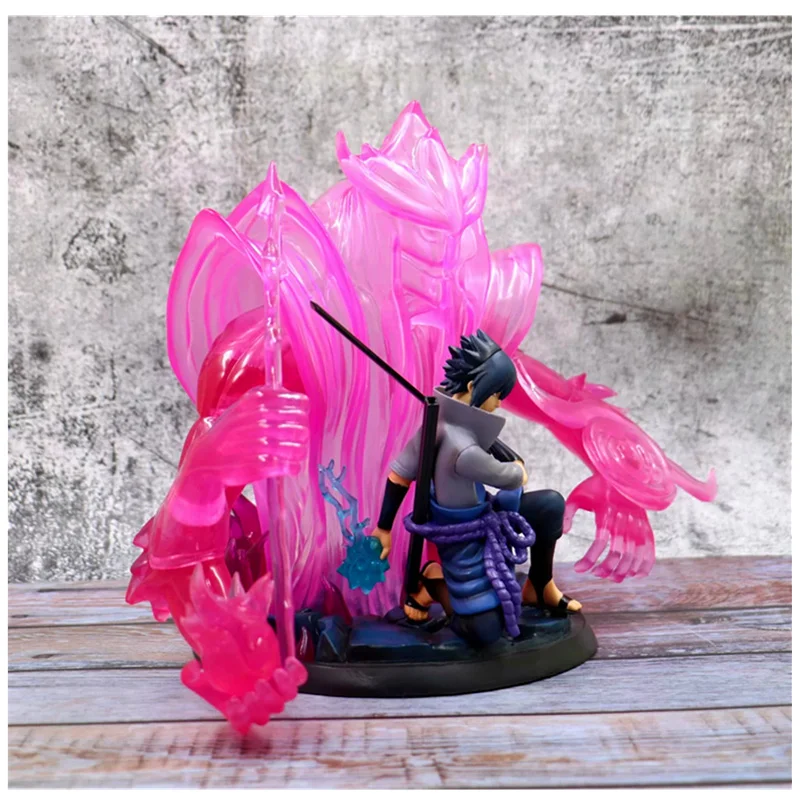 30 см Naruto Uchiha Sasuke Susanoo tempetuous God of Valour фигурка куклы игрушки ПВХ Коллекционная модель