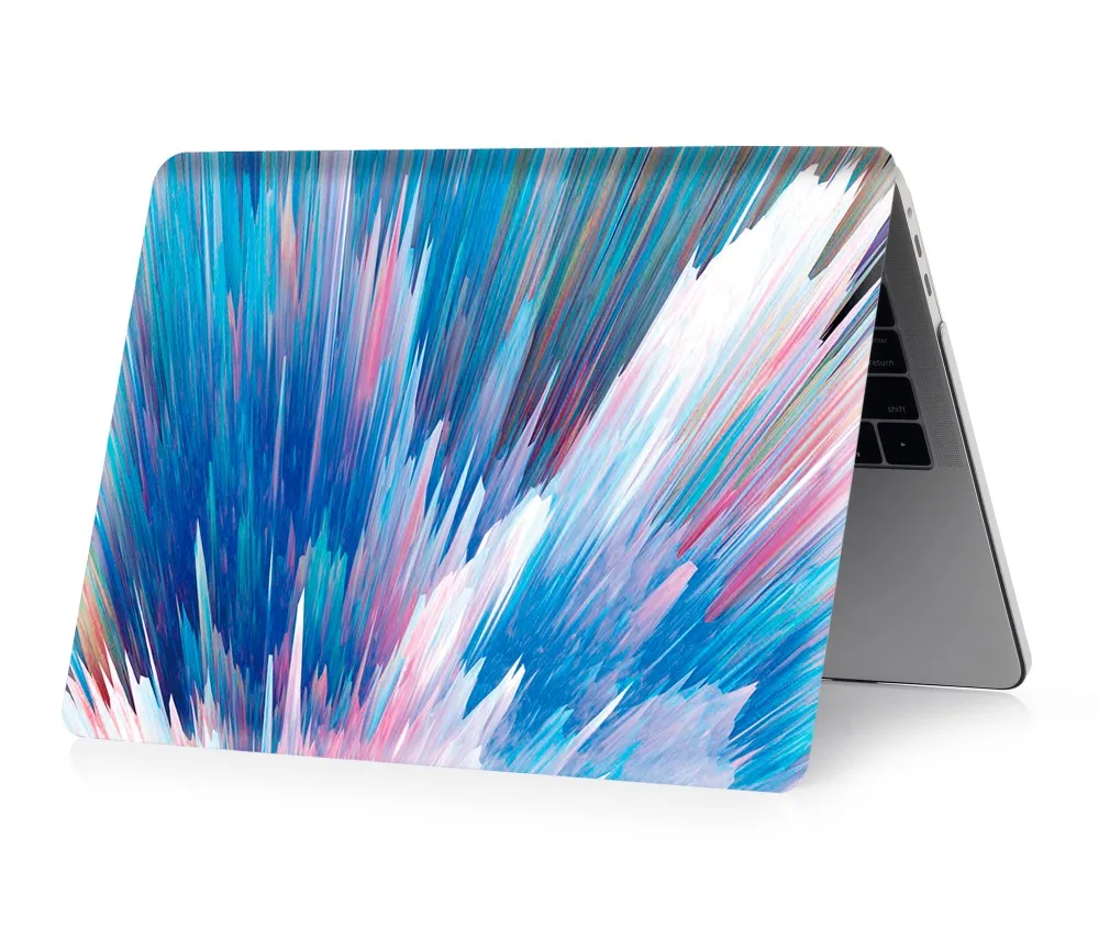 EQHTX цветной чехол с принтом в виде листьев для Apple MacBook Air Pro retina 11 12 13,3 15,4 дюймов Сенсорная панель Air 13 15 дюймов