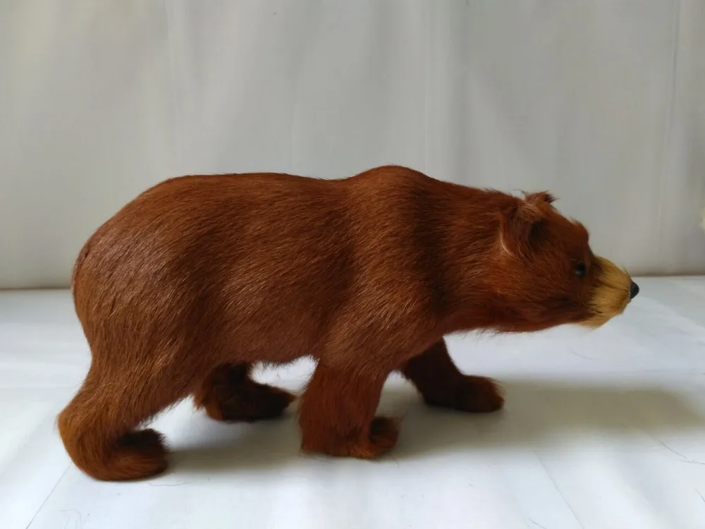 Новые Симпатичные Моделирование игрушечного медведя ремесло милый бурый