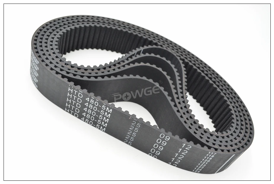 POWGE 480/485/490/495 5 м синхронные зубья ремня = 96/97/98/99 Ширина 12/15/20 замкнутая петля HTD шкив