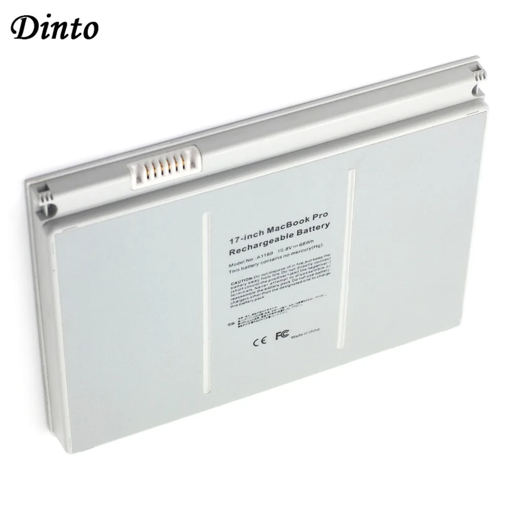 Аккумуляторная батарея для ноутбуков Apple MacBook Pro17 MA092 MA611 MA897J/A MB166 10 8 В 68 Вт/ч A1189 A1151