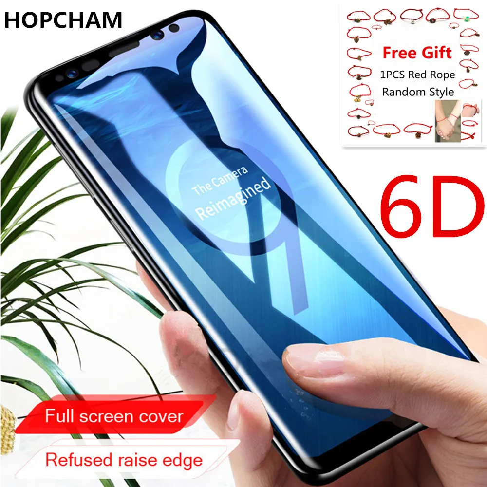 6D изогнутое закаленное стекло для Samsung Galaxy S9 S8 Plus Note 8 9 Защита экрана A6 A8 2018