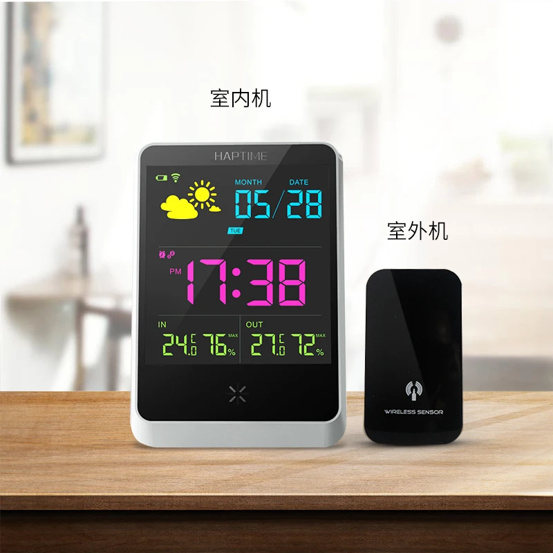 Беспроводная метеостанция для умного дома цветной светодиодный цифровой