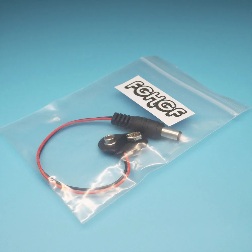 10 шт./лот 9 в батарейный отсек латунная пряжка с 5 5*2 1 DC jack |