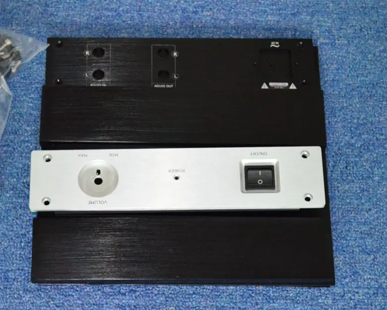 Алюминиевый передний DAC усилитель M2 шасси/Фотообои/Чехол/DIY Box (237*50*246 мм)|Усилители