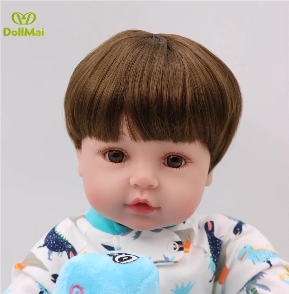 DollMai силиконовая кукла Reborn игрушки 24 дюйма 60 см Виниловая bo Baby Bebes reborn alive bonecas