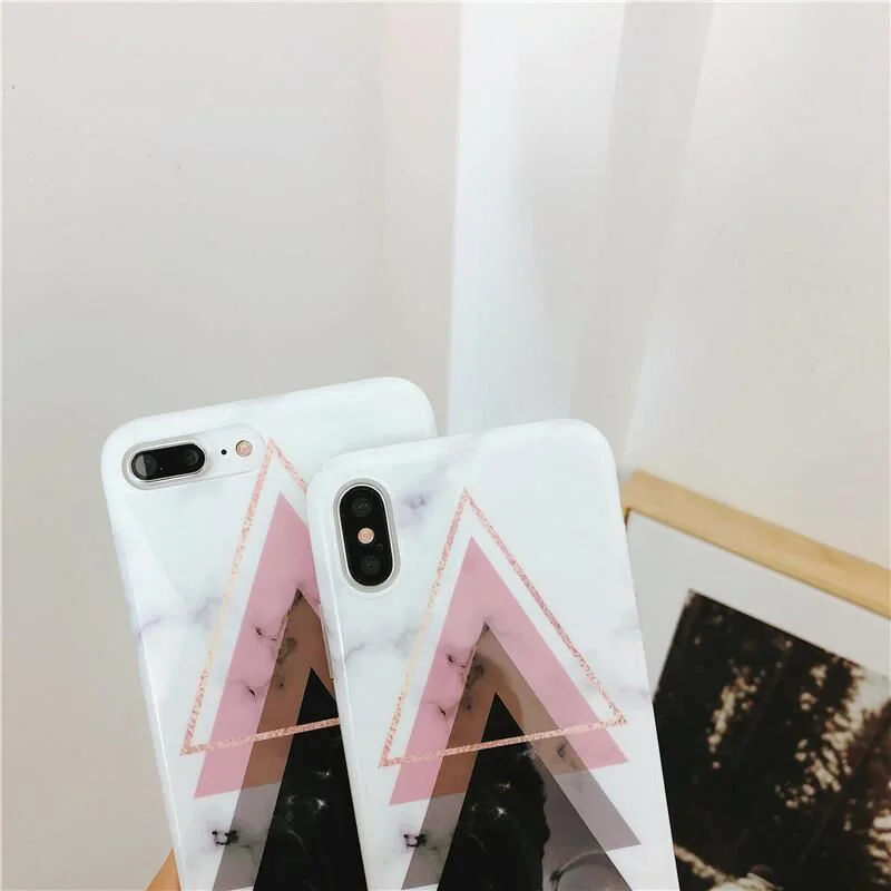Новый мрамор для iphone7plus Чехол мобильного телефона Apple XS Max защитный чехол XR сумка