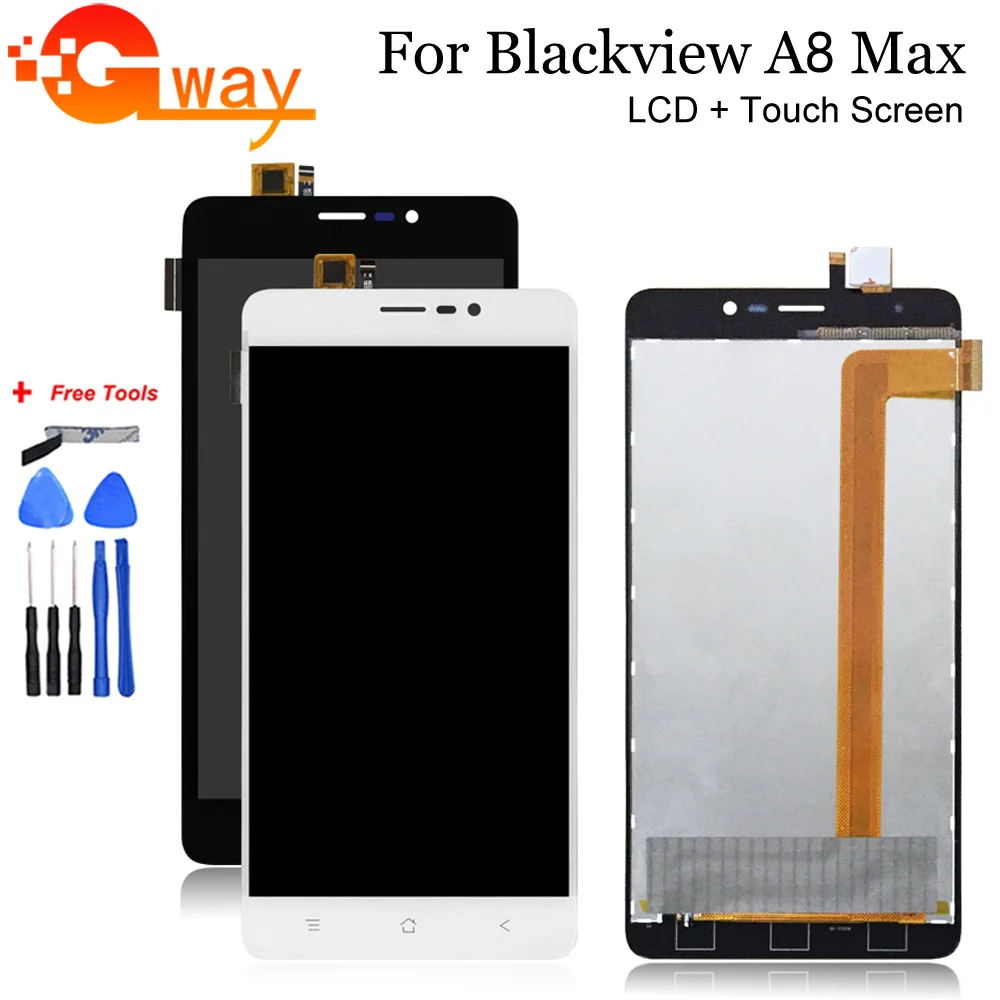 ЖК-дисплей FSTGWAY 100%, для Blackview A8 Max, 5,5 дюйма, с сенсорным экраном в сборе