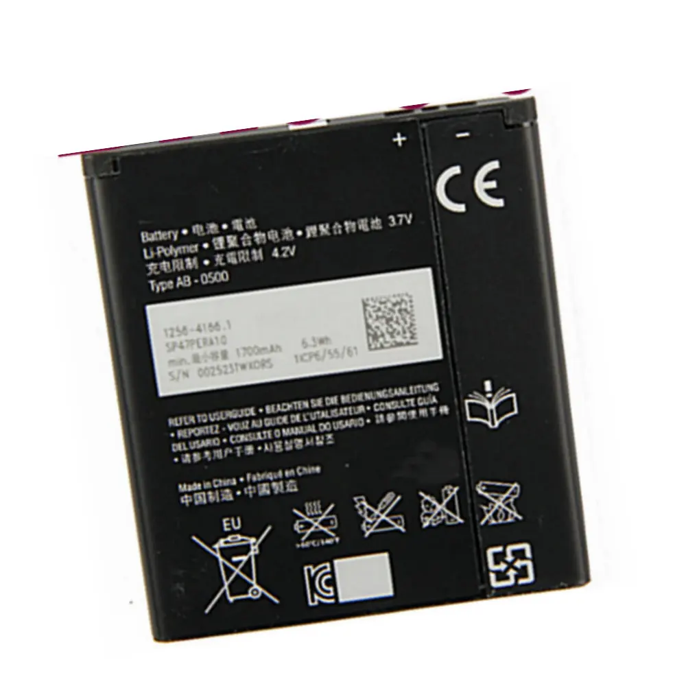 BA900 1700 мАч запасная батарея для Sony Ericsson Xperia TX LT29i/J ST26i/L S36h C2105 E1 J L M C2104 C1904