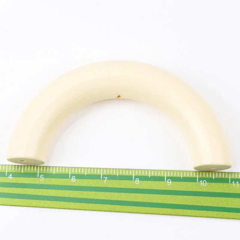 80x40mm 1pcs Natural Curved long tub Wooden unfinished geometric Spacer Beads For Jewelry making Handmake DIY Mix color KL149-RH | Украшения