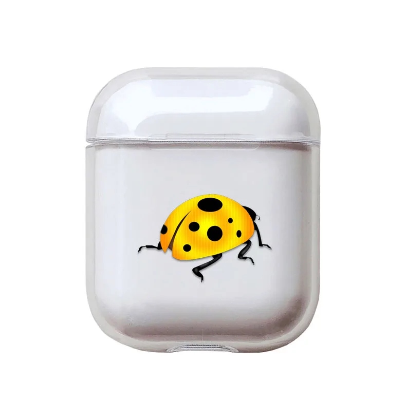 Прозрачный чехол для Apple airpods с милыми животными и собаками, беспроводной Чехол для наушников с Bluetooth для наушников Airpods, жесткий защитный чехол