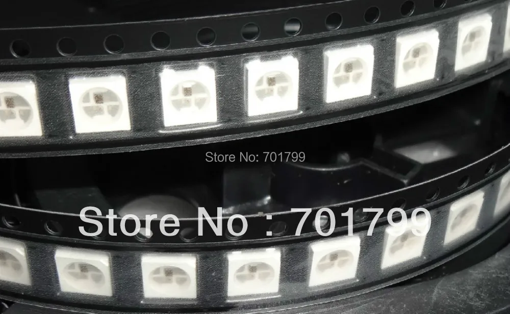 1000 шт. WS2812B4 контакта Светодиодный 5050 SMD RGB со встроенной микросхемой WS2811 внутри|led